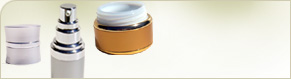 Lotion bottles and cream jars